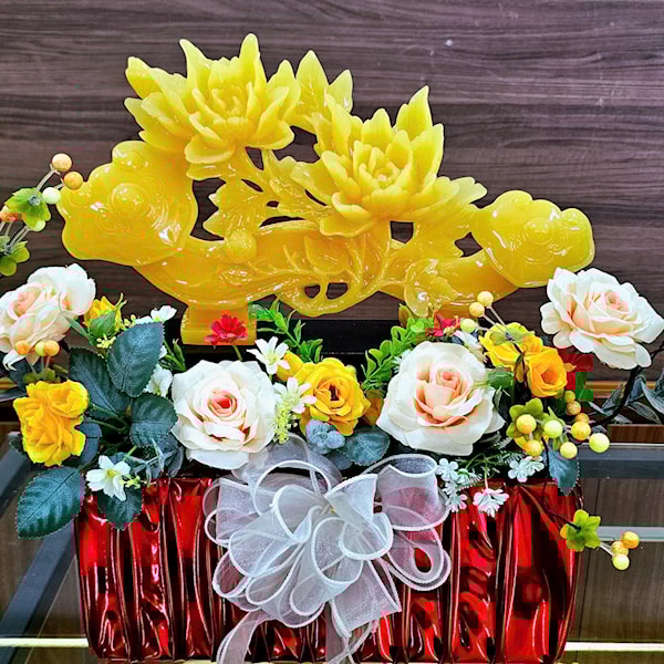 Quyền Trượng Như Ý Hoa Mẫu Đơn size nhỏ